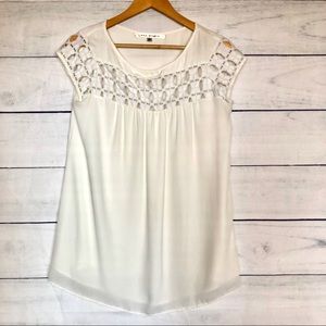 Max Studio Cream Blouse